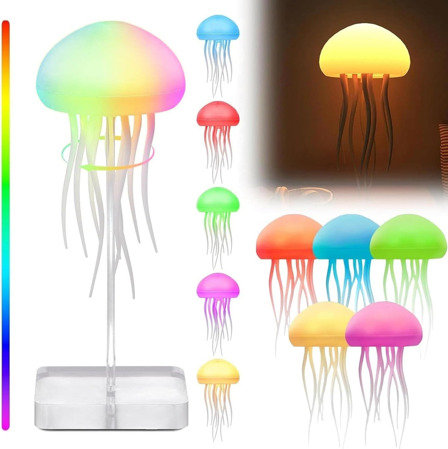 Fulfiller™ Jellyfish Light Lamp – Relax, Refresh & Transform Your Space